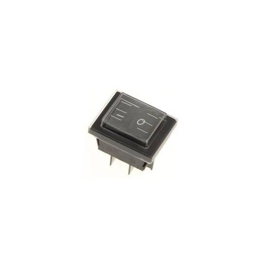 INTERRUPTEUR ETANCHE 16(4)A 250V - TEMP MAX. 120°C - SERIGRAPHIE O - I DECOUPE 22X30 MM