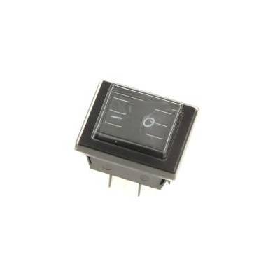 INTERRUPTEUR ETANCHE 16(4)A 250V - TEMP MAX. 120°C - SERIGRAPHIE O - I DECOUPE 22X30 MM