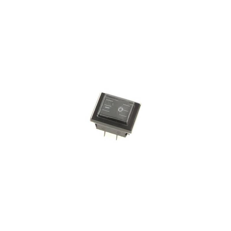 INTERRUPTEUR ETANCHE 16(4)A 250V - TEMP MAX. 120°C - SERIGRAPHIE O - I DECOUPE 22X30 MM