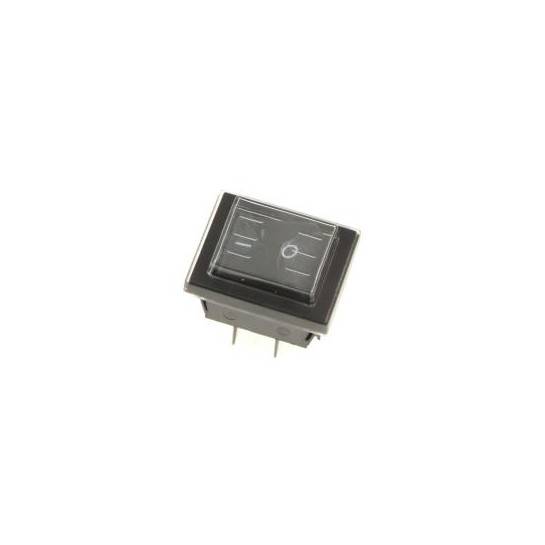 INTERRUPTEUR ETANCHE 16(4)A 250V - TEMP MAX. 120°C - SERIGRAPHIE O - I DECOUPE 22X30 MM