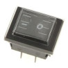INTERRUPTEUR ETANCHE 16(4)A 250V - TEMP MAX. 120°C - SERIGRAPHIE O - I DECOUPE 22X30 MM